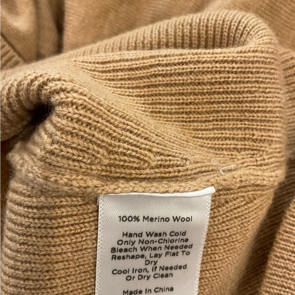 Talbots Merino wool drape neck sweater - Picture 5 of 8